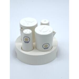 Vintage Guzzini Cruet Condiment Set
